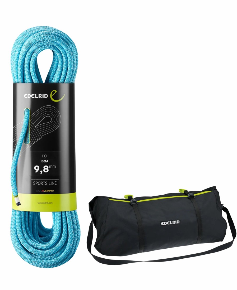 Sport EDELRID | Boa 9,8Mm With Rope Bag Liner Blue