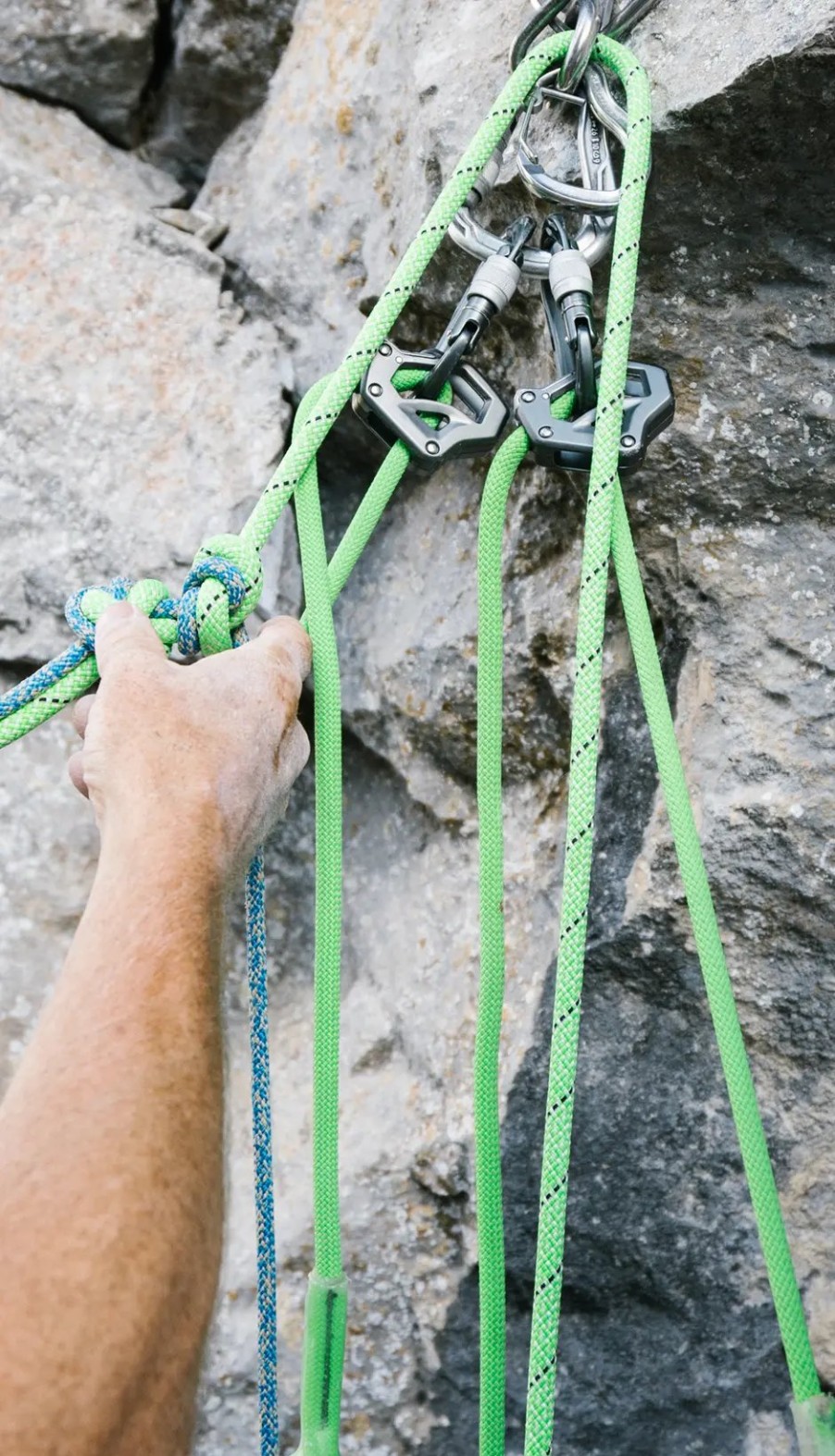 Sport EDELRID | Tommy Caldwell Eco Dry Dt 9,6Mm Neon Green