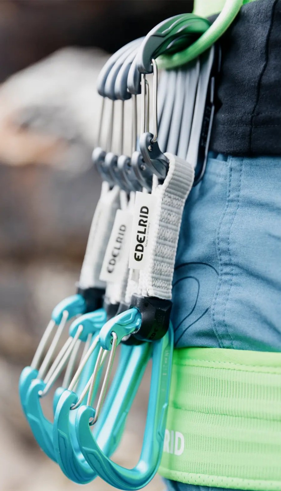 Sport EDELRID | Pure Wire Set Sixpack Slate-Icemint