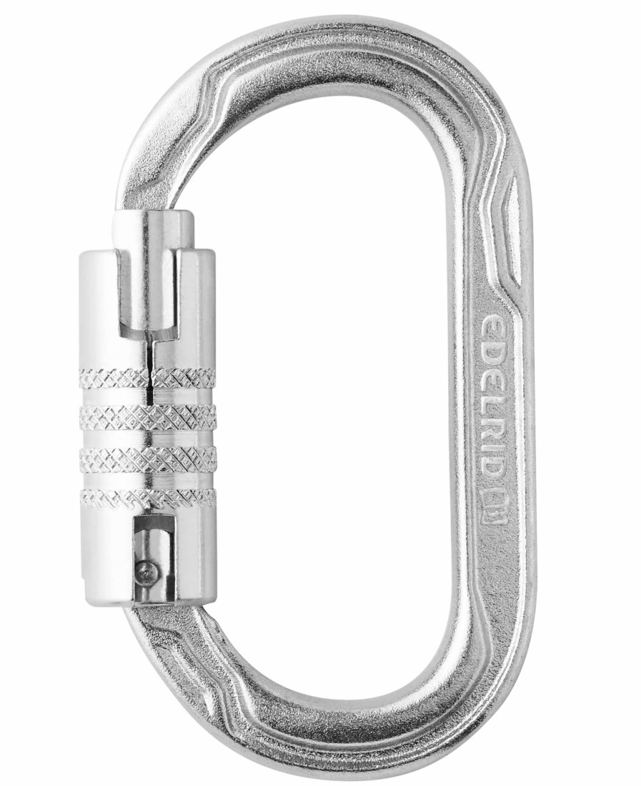 Professional EDELRID | Oval Power Steel Ansi Silver